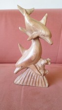  Delphine Holzskulptur Deko