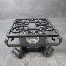 Massives Gusseisen Stövchen Teestövchen Warmer calentador de latón теплее