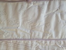 Bebe's Collection, Laufstalleinlage, lila, weiss, Butterfly, 100 X 100 cm, Neu