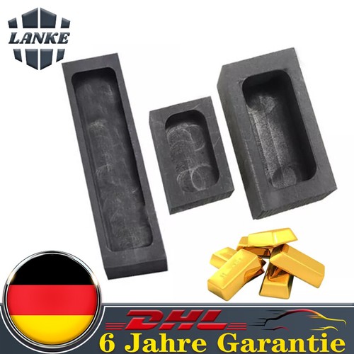 Graphittiegel barrenform - 3x,