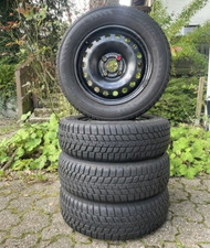 4x SEAT SKODA VW Kompletträder / Stahlfelge 5Jx14H2 / Winterreifen 165/70R14 81T