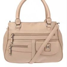 Christian Wippermann Tragetasche Umhängetasche Handtasche creme hellbeige! 