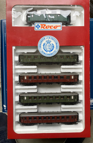 Roco schnellzugwagen set - h0,