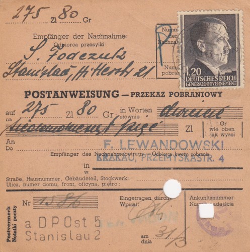 Postanweisung - gg,