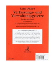 Sartorius Verfassungs- und