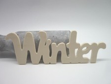 Schriftzug  Winter aus