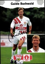 Autogrammkarte Fußballspieler Guido Buchwald, VfB Stuttgart - 10873551