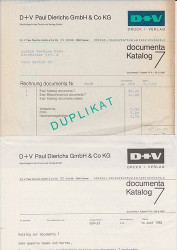 Katalog zur documenta - , 7