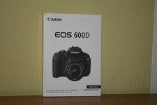 Bedienungsanleitung für Canon EOS 600D in deutscher Sprache