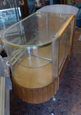 Vitrinen Kommode Holz Glas