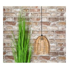 Outdoorleuchte Rattan, 16 x