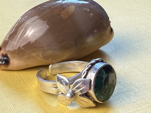 Ring navajo malachit - navajo,