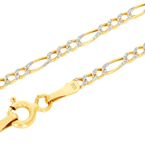 10k gelb gold 2mm diamant - 10k,