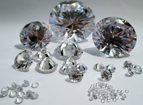 Cubic zirkonia mm weiss - 5, mm,