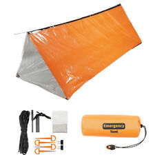 Fox Outdoor Notfall Zelt alubeschichtet Rettungszelt Zeltplane Survival Set SOS