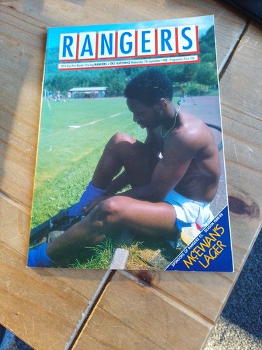 1988 rangers v gks - 07.09.1988,