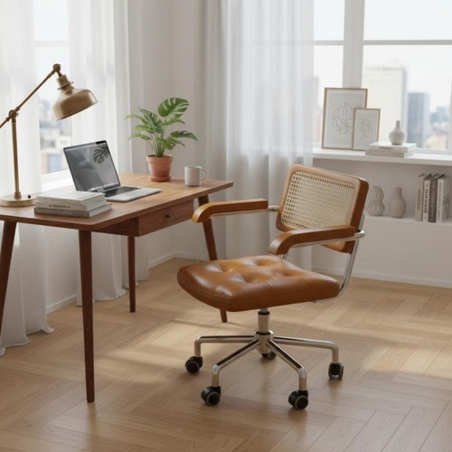 Rattan-Drehsessel