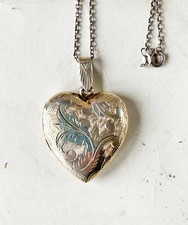 vintage 925 Silber Herz zum