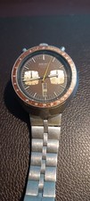 Seiko Brown BULLHEAD 6138-0040 *JDM* Lancetta rossa 1975 ORIGINALE RARISSIMO 