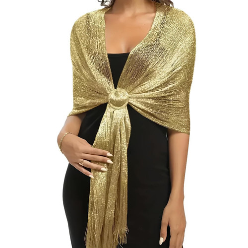 Stola damen festlich gold für - damen,