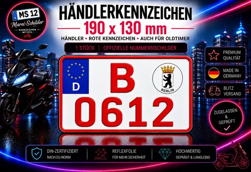 Kennzeichen schwarz 190 - kennzeichen,
