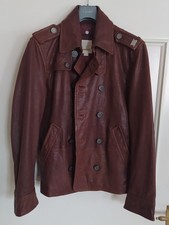 Diesel Lederjacke braun, sehr