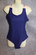 SPORTLICHER BADEANZUG SCHWIMMANZUG  GRÖSSE L DUNKELBLAU 66° NORTH ICELAND