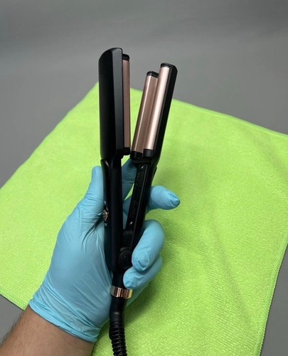 Hair crimper double barrel - crimper,