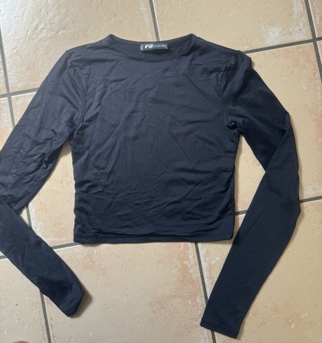 Langarmshirt schwarz xs fb - schwarz,