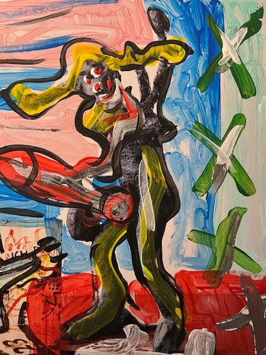 Malerei pop art acryl - ,