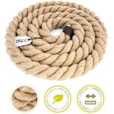 JUTESEIL 6 - 60mm Dickes Tau Seil Kordel Natur Maritime Dekoration Jute Schnur