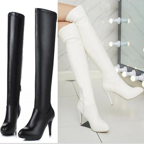 Damen schenkelhoch stiefel - damen,