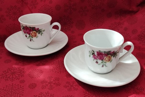 Porzellan espresso tässchen - porzellan,