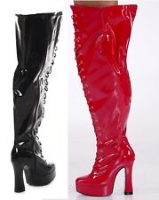 Plateau Overknee High Heels