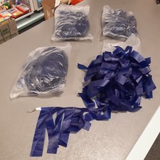 Lagerfund 4 x Fransenschwanz dunkelblau