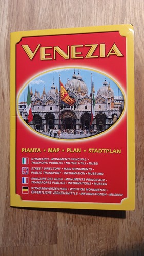 Venezia faltkarte von - venezia,