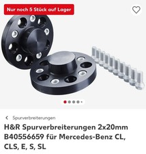 Distanzscheiben Mercedes Benz