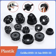 Kabeldurchführung Schreibtisch Kabeldurchlass Kunststoff Kabeldose Ø 16mm-50mm