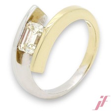 Ring 585 Gelb- & Weißgold mit