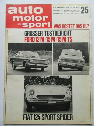 Auto motor sport 1966 - auto,