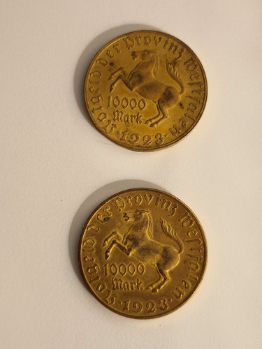 Notgeld provinz westfalen x - provinz, 2
