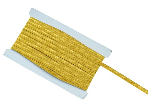 9mm litze tresse goldfarbig - tresse,