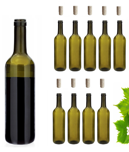 10stk weinflasche 750ml - 10stk,