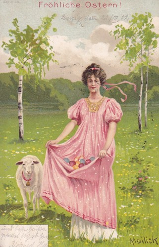 Künstler postkarte mailick - künstler,
