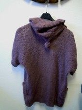 Clockhouse Marken Kapuzen Strickjacke Gr.S m. Bommel Cardigan Damen Jacke f. neu