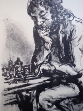 LLL! Schach original signiert