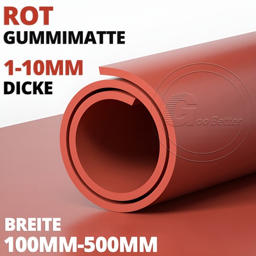 Rot gummimatte antirutschmatte - rot,