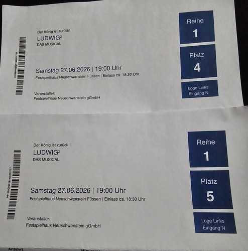 Verkaufe tickets musical - 2,