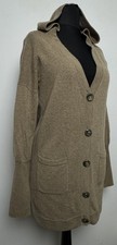 100% Kaschmir Long Strickjacke