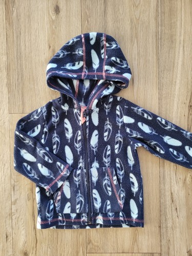 Fleecejacke blau federn 92 - 86,
